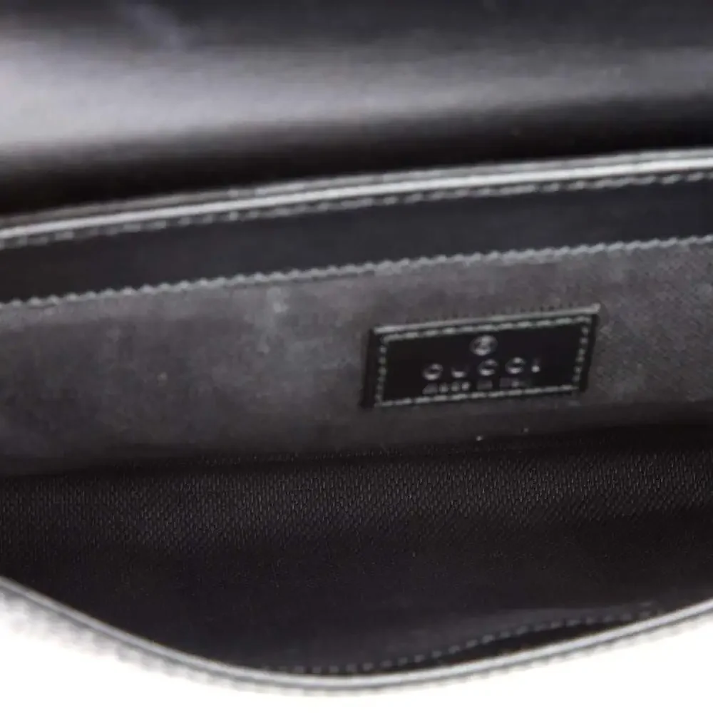 Gucci Web Flap Belt Bag Gg Coated #235033G88B - Picture 5 of 7